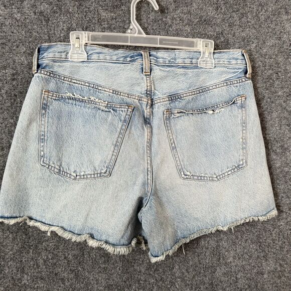 Universal Thread NWT Denim 90’s Baggy Shorts Destroyed Sz 10 Hi-Rise Cotton - Picture 5 of 11